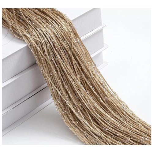Wisafory Rideau à fils scintillants - Rideau anti-mouches - Séparateur de pièce - Rideau à franges - Décoration pour porte, fenêtre et maison - 100 x 200...
