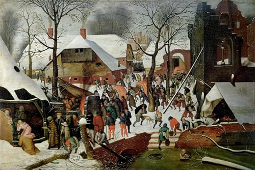 Posters et Art Bruegel l'Ancien l'Adoration des Mages Décoration Murale Vintage 60x90