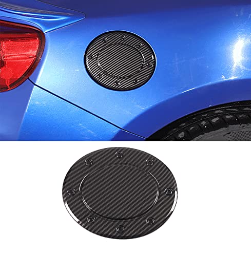 KELEIMAI車用 燃料タンクカバー トヨタ 86 GT86/スバル BRZ 2012-2020に対応 燃料タンクキャップ ガスタンクカバー 給油口キャップ 外装 カー用品 アクセサリー車用品 Subaru BRZ Toyota 86 ABS 樹脂製 1