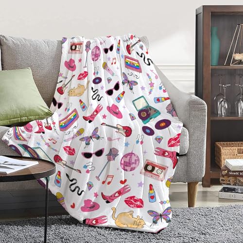 Gifts for Women Girls Blanket for Men Boys Throw Blanket for Kids Birthday Super Soft Flannel Lightweight Comfy Bedding Blankets for Sofa Couch for Bed Camping and Travel-40x50 Inches