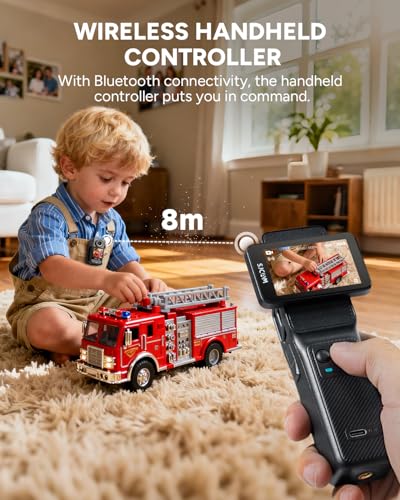 Image of SJCAM C400 4K Travel Pocket Vlogging Camera Body Camera POV Wearable Cam | User-friendly,6-Axis Super Stabilizer,7H Battery for YouTube Vloggers,2.29'' Rotable Touch Screen,30M Waterproof