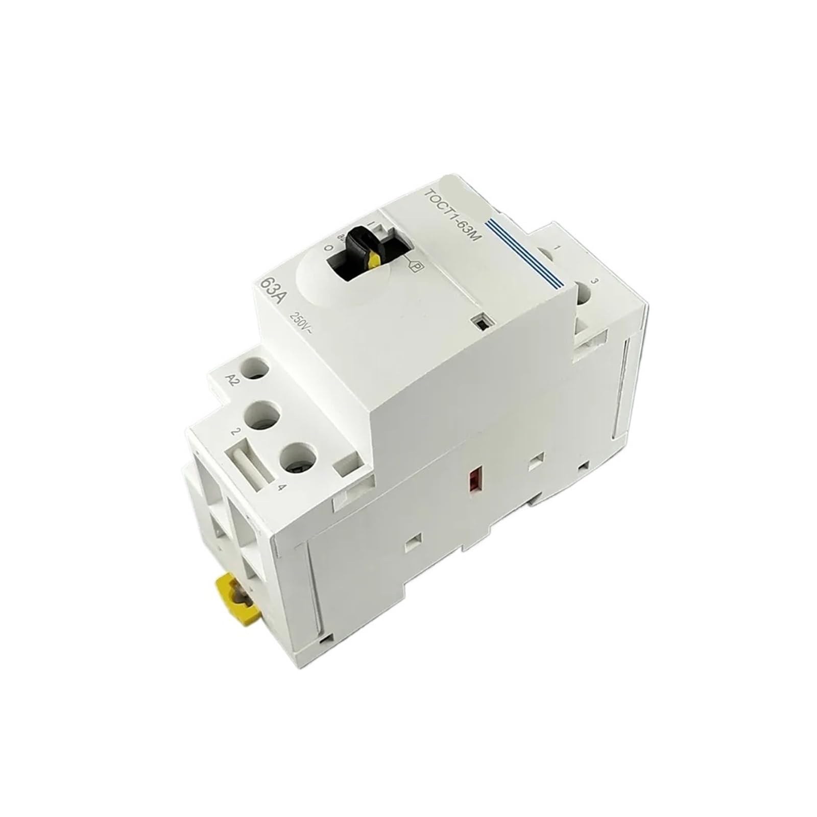 Stycznik modułowy AC do użytku domowego na szynie DIN 2P 63A 220V/230V 50/60 Hz z ręcznym przełącznikiem sterującym, 1 szt. (2NO)