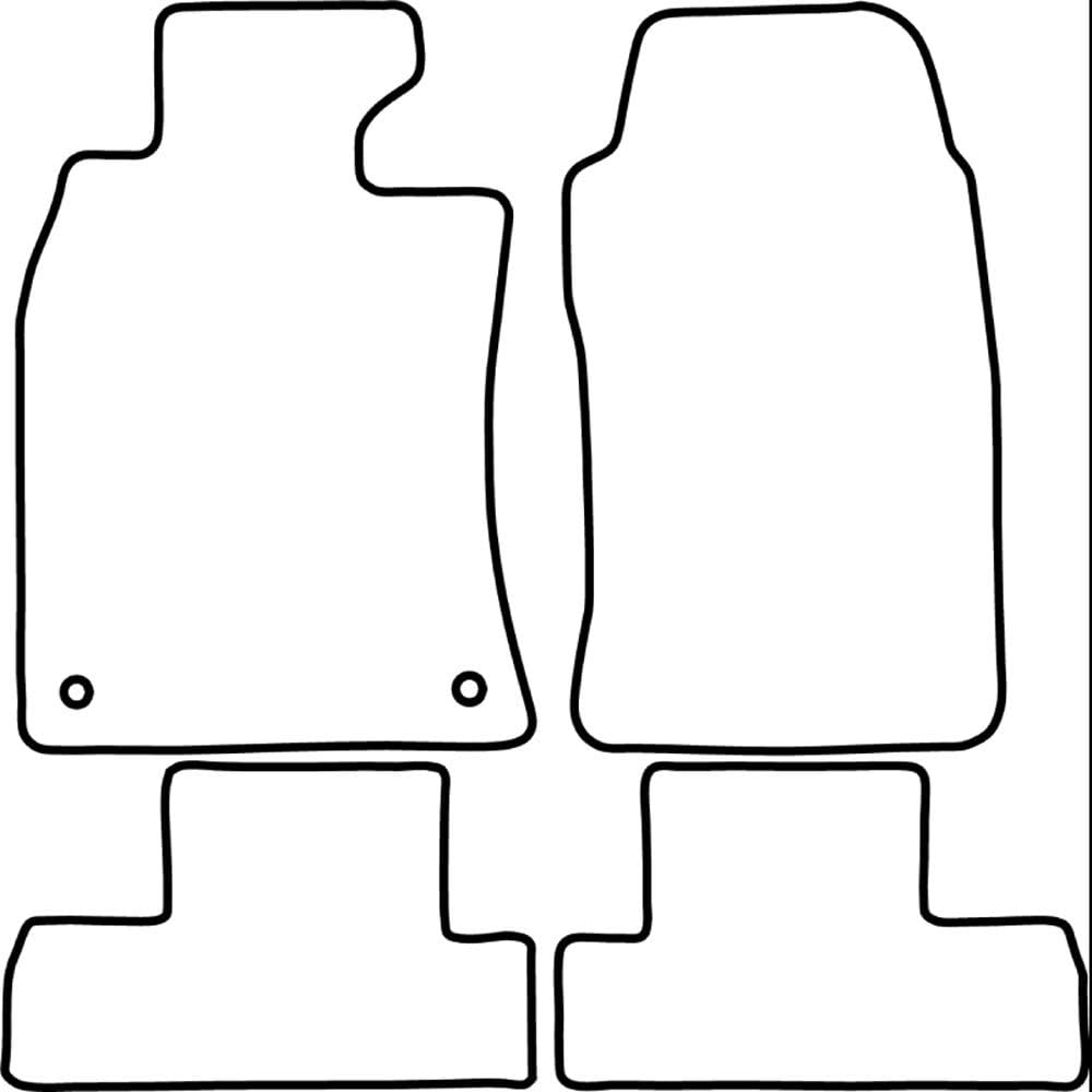 AUTO-STYLE AutoStyle Set velour car mats compatible with Mini R52 Convertible 2005-2007