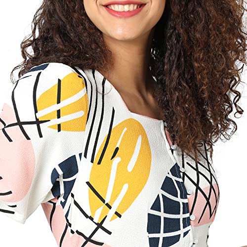 Image of PINACOLADA Women's Grey Tartan Plaid Button Up Regular Fit Shirt for Casual Wear | Spread Collar | Long Sleeves | Cotton Shirt Crafted with Regular Sleeve & Comfort Fit for Everyday Wear