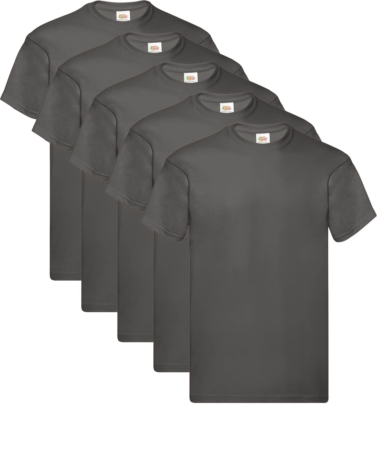 Fruit Of The Loom Men's 5 Graphite + 1 Hl Purchase Notepad Shirt, Xxl