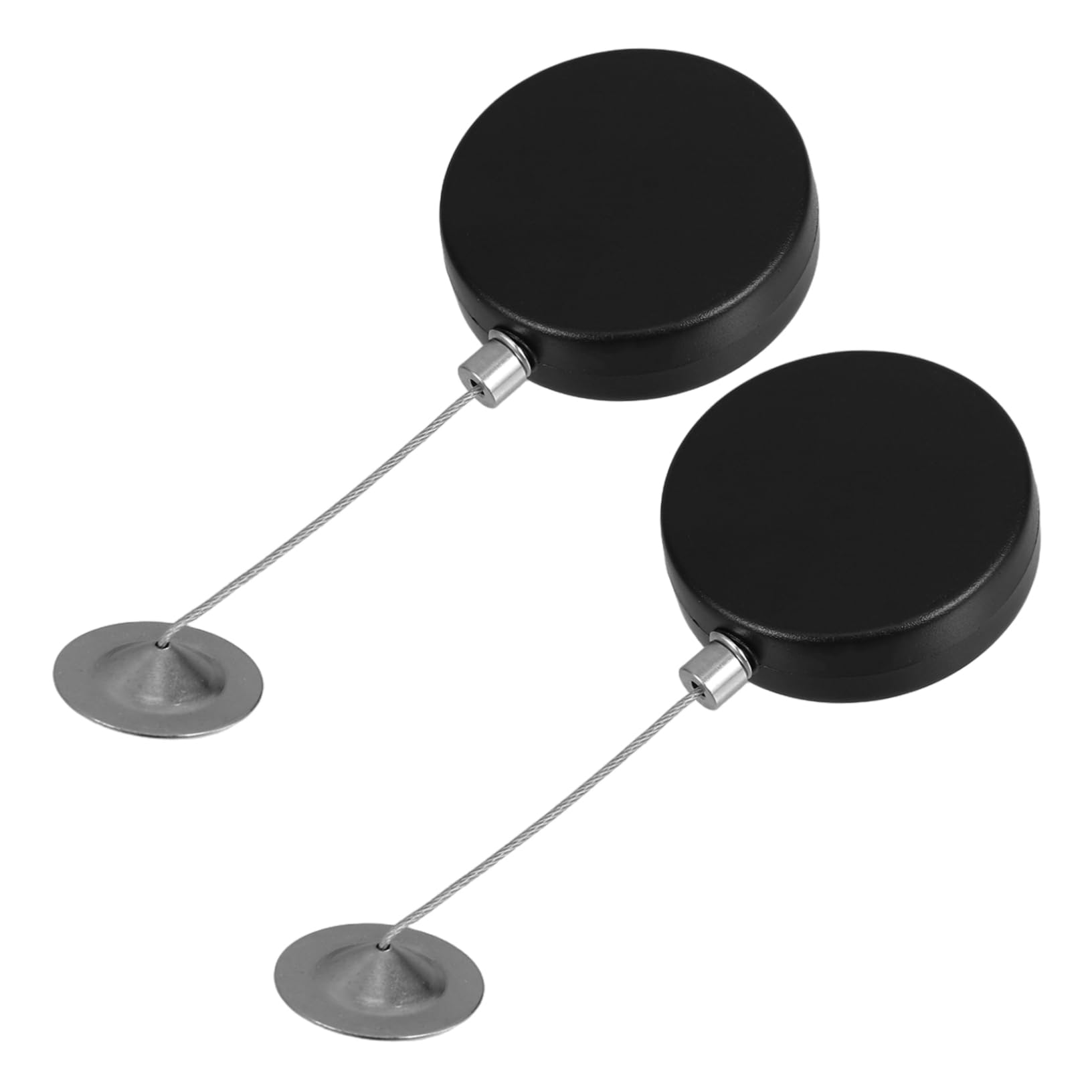 SEWACC Retractable Steel Cable Wire Rope Lock 2pcs Anti-Theft Cable Lock for Remote Control Gaming Controller