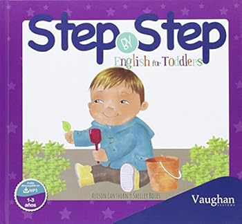 Hardcover Step by Step English for Toddlers [Spanish] Book