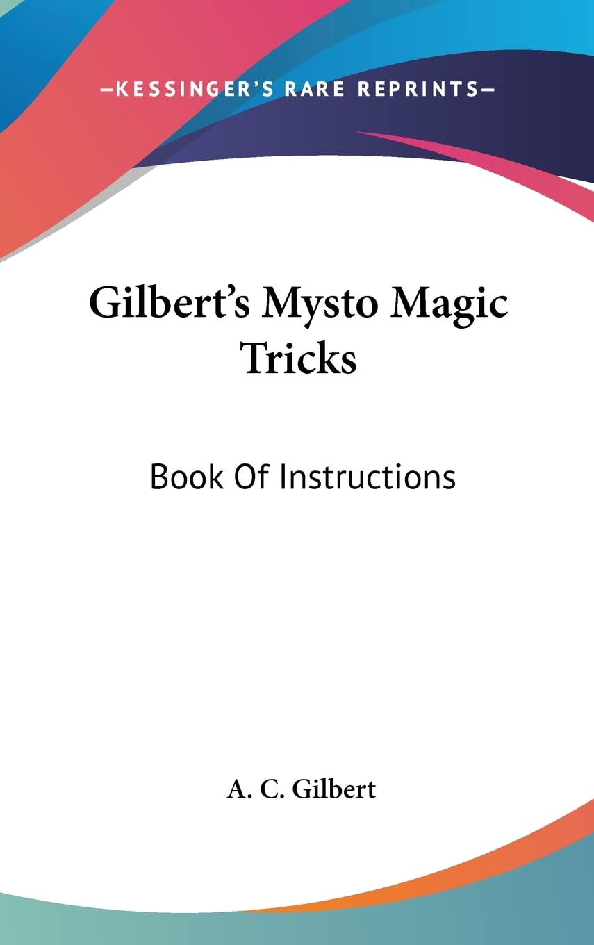 Mysto Magic Tricks livre d'instructions pour animer vos soirées