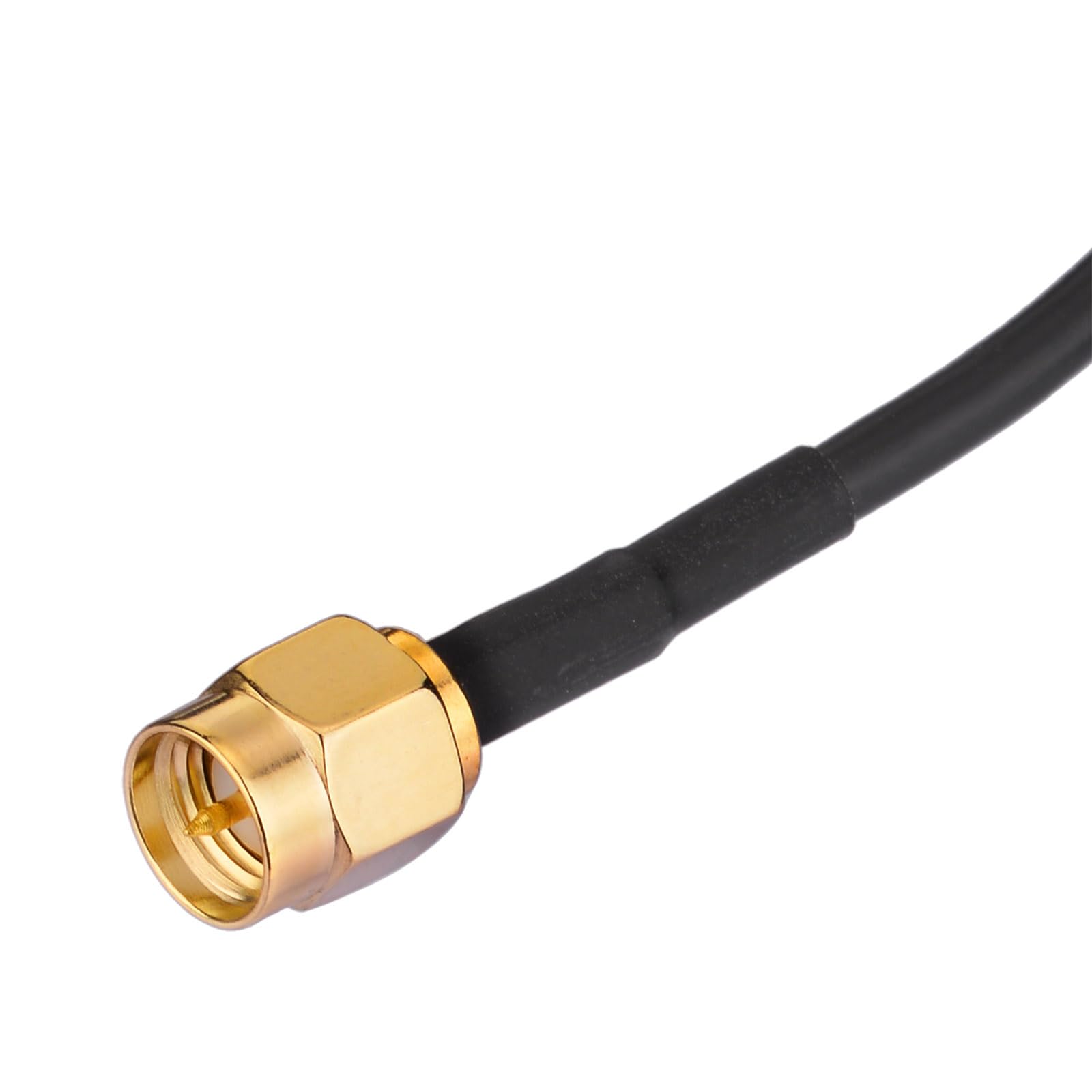 Superbat Antena WLAN 2,4 GHz podstawa magnetyczna wtyczka SMA (2 sztuki) do routera przemysłowego, modemu IoT Gateway, terminal M2M, bezprzewodowe wideo, monitor kamery FPV