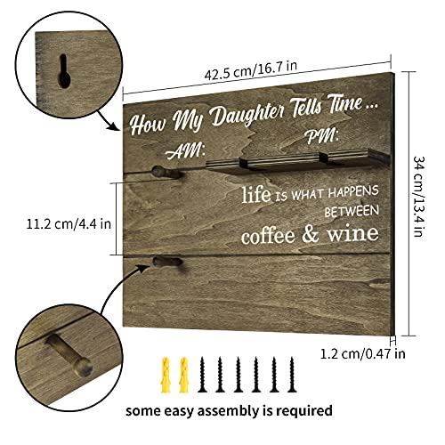 Thygiftree Birthday Gifts For Daughter From Mom Dad, Cool Daughter Christmas Gifts From Parents How My Daughter Tells Time Gifts Ideas For Daughter In Law #TOP4