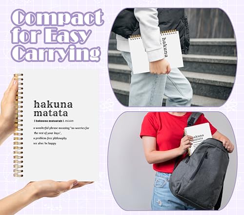 Prise de notes efficace avec le carnet de motivation Hakuna Matata format A5 - 3