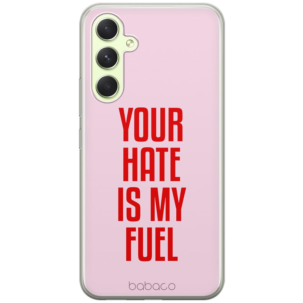 Babaco ERT GROUP mobile phone case for Samsung A54 5G original and officially Licensed pattern My fuel 003 optimally adapted to the shape of the mobile phone, case made of TPU