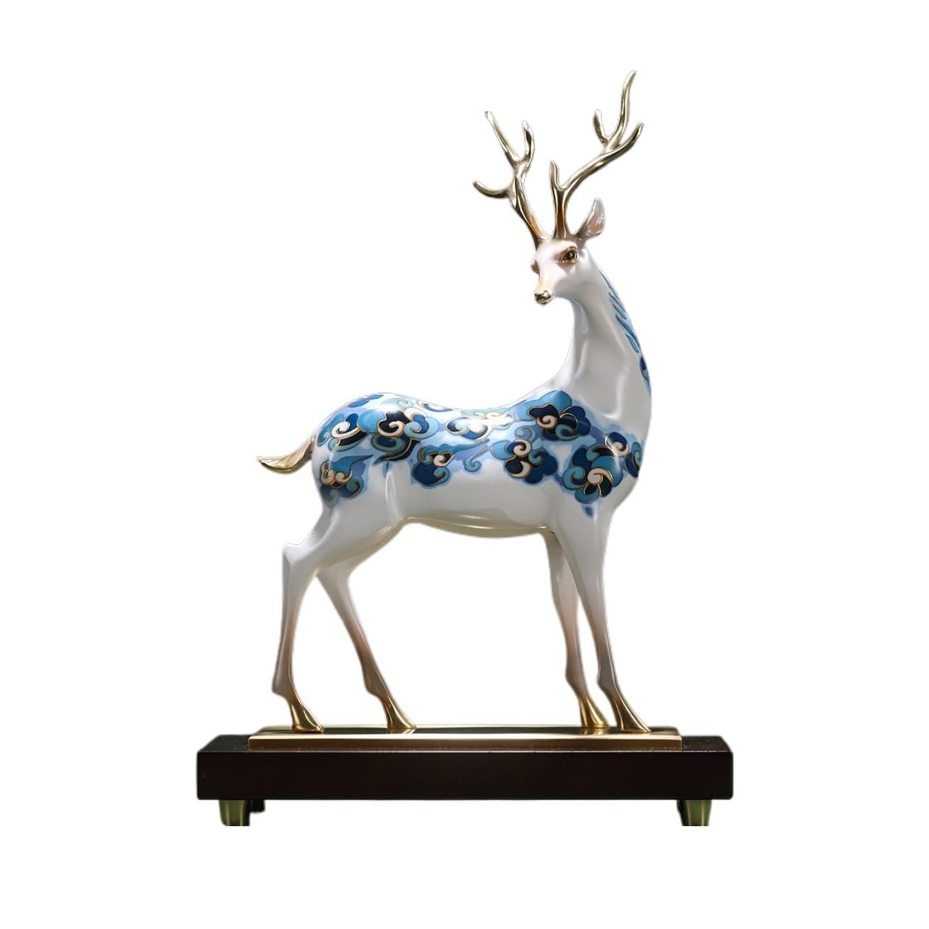 QINGGANG-0224 Desktop Decorations Light Luxury Deer Ornaments Home Living Room Entrance Decoration Housewarming Gift
