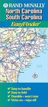 Map Rand McNally Easyfinder Map North Carolina & South Carolina Book
