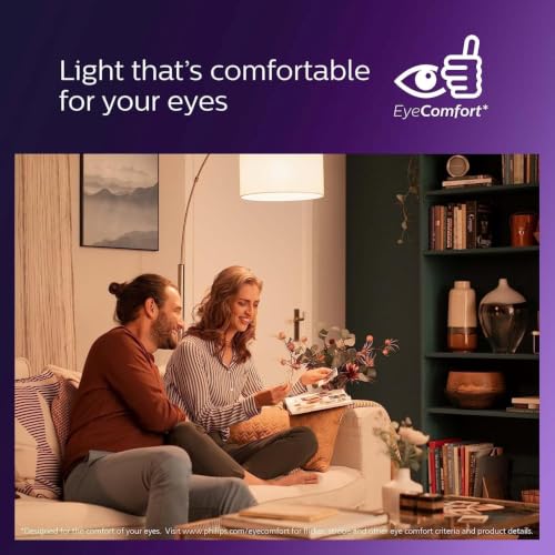 Image of PHILIPS LED 65W BR30 4-Pack Ultra Definition Daylight (5000K) 650 Lumen (7.5W = 65W) Dimmable Frosted Flicker-Free Light Bulbs