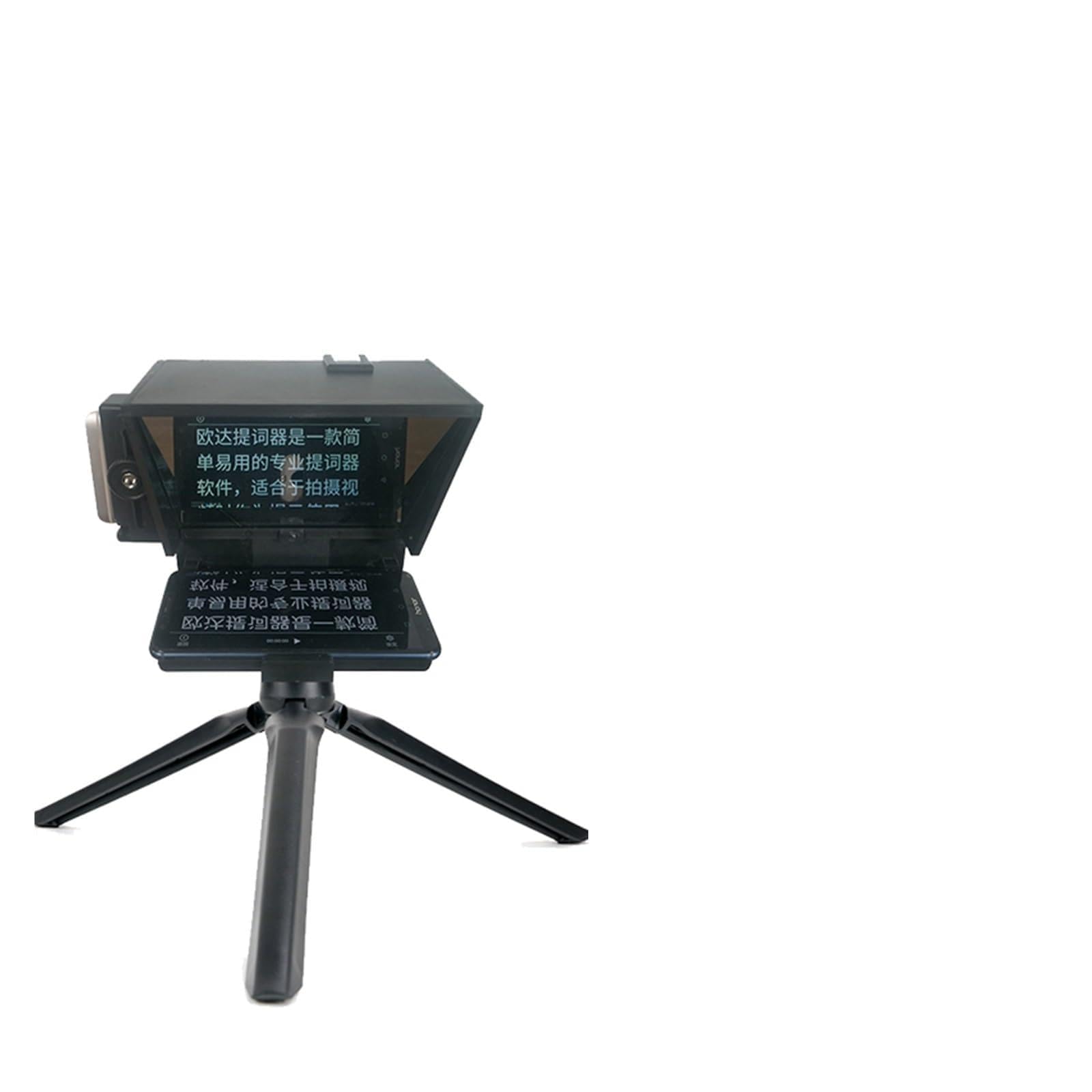 Telepromptor,Teleprompter, Mini aparat telefoniczny Teleprompter do wywiadu czytnik mowy strzelanie przenośny telefon komórkowy Prompter z pilotem, Nauczanie online, transmisja na żywo(2)