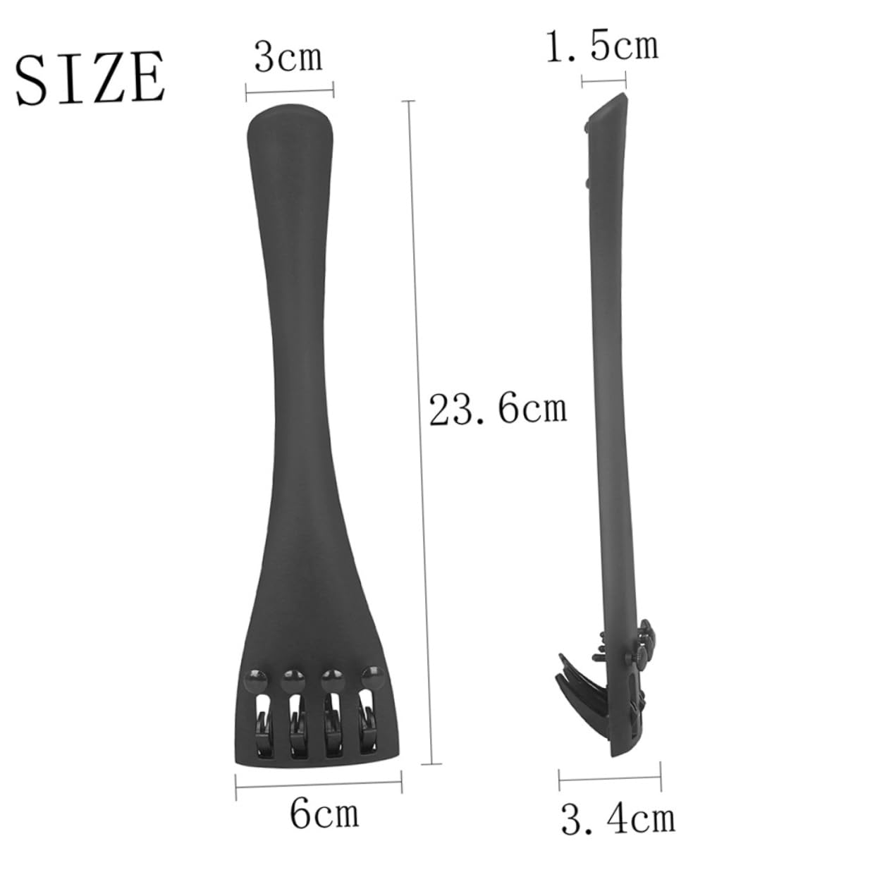 BESPORTBLE Cello String Board Matte Cello Tailpiece with Fine Durable Replacement Part for Enhanced Performance and Easy Tuning