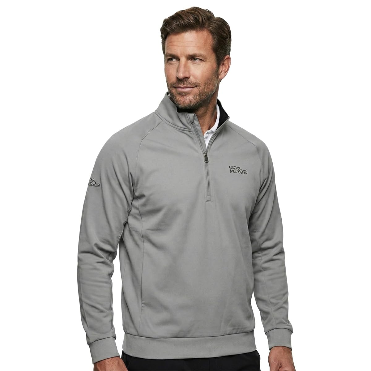 Oscar Jacobson 2026 Hommes Trent Tour Comfort Stretch Golf Midlayer Pull
