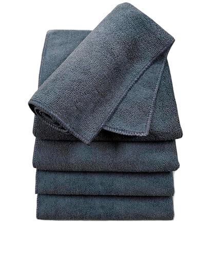 Image of BENAVJI Microfiber Cloths, Thick Lint-Free Multipurpose Automotive Microfibre Towels for Car, Bike Cleaning, Polishing, Washing & Detailing (40 X 40 CM, Grey Pack of 4)