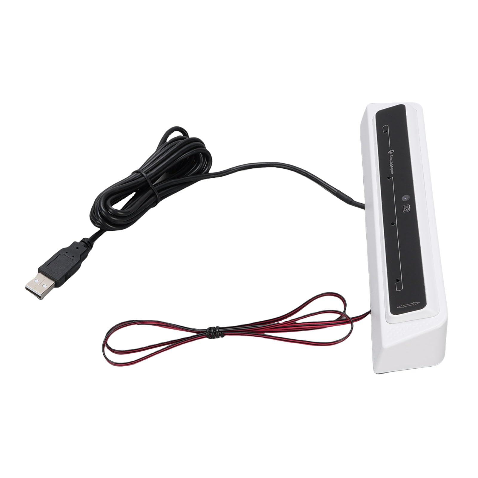 Zestaw Głośnomówiący USB, Głośniki do Komputera Konferencyjnego, Mikrofon Głośnomówiący z kamerą 8 MP, 4 Mikrofony Kierunkowe, Redukcja Szumów i Eliminacja Echa, Idealny do spotkań Online