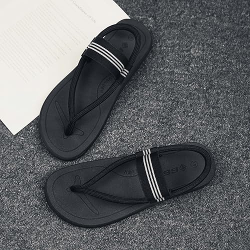 Large men's outdoor walking slippers, comfortable walking flip flops, sandals, casual flat shoes4