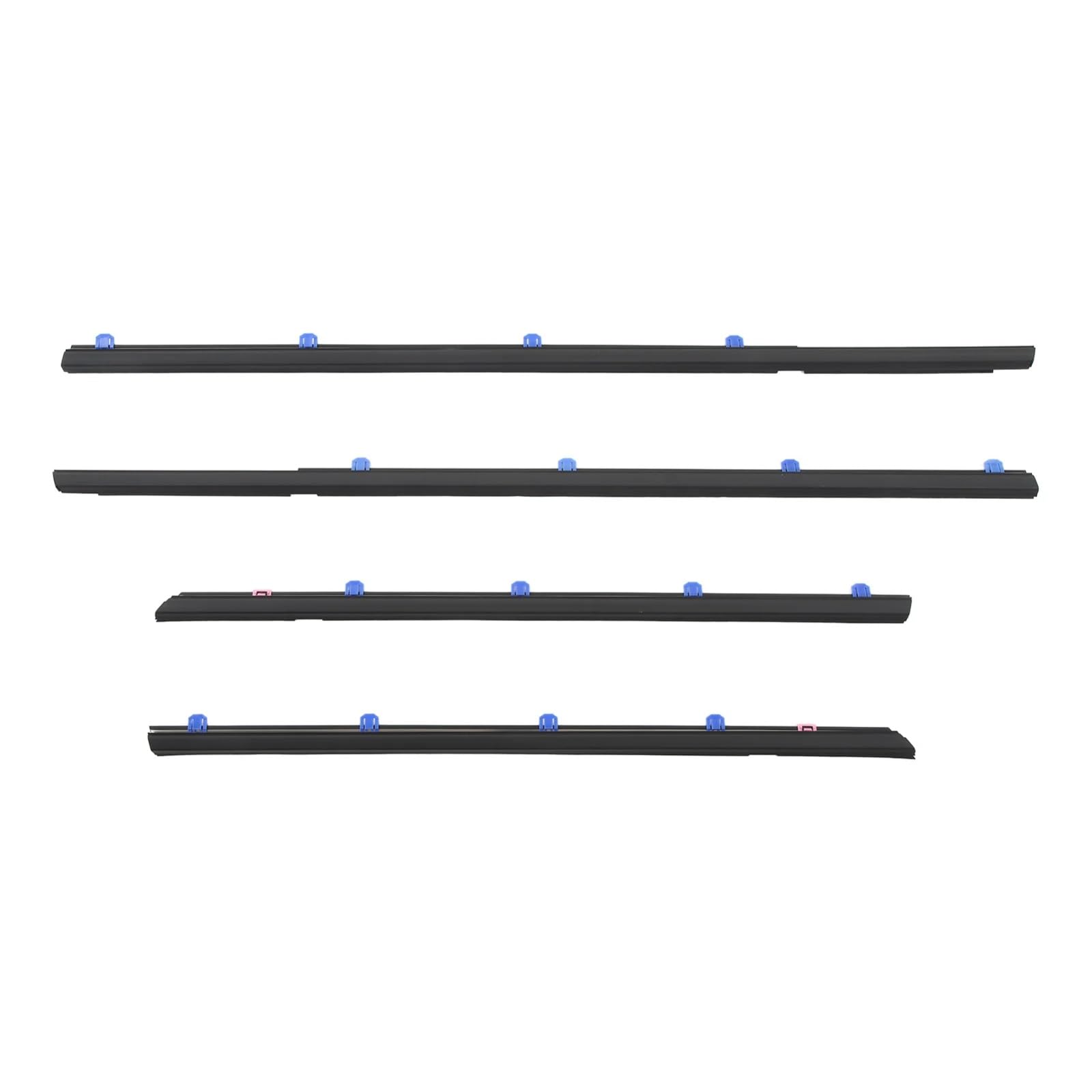 Glilar One Color Automotive Window Seals Compatible With Civic Sedan 2012 2013 2014 2015 72450-Tr0-A01 72410-Tr0-A01 Car Window Glass Weatherstrip Moulding Trim Belt