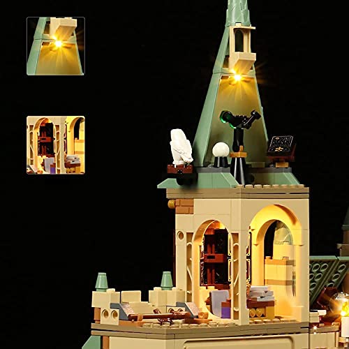FYHCY Aufgerüstetes LED Beleuchtungs Nachrüstkit, angepasst an Lego 76389 Harry Potter Castle Hogwarts Secret Chamber… – Bild 3