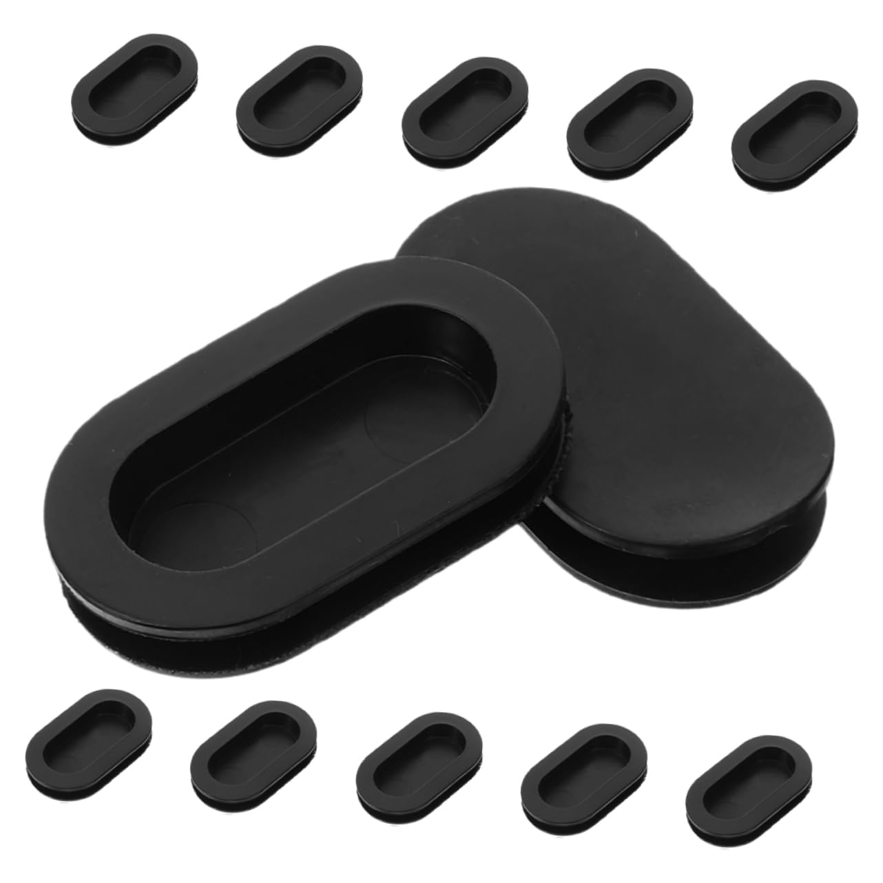 BRIGHTFUFU 12pcs Oval Piggy Bank Stoppers Bank Seal for Secure Storage Replacement Plugs for Money Saving Box and Easy to Clean