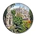 "N/A" Portugal Imán Portugal Quinta Da Regaleira Sintra Imán de Nevera 3D Artesanía Recuerdo Cristal Refrigerador Imanes Colección Regalo de Viaje