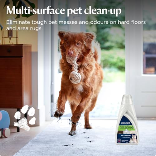 BISSELL Multisuperficie Animali domestici soluzione con Febreze per pulitori multisuperficie, 1 L, rimuove lo sporco quotidiano degli animali su pavimenti duri sigillati, 2550