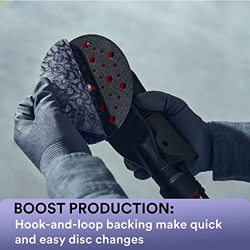 3m xtract net disc 710w 5 in 12 piece multi-pack hook and loop sanding discs 80 120 180 220 240 320 virtually dust-free assorted grades 66584