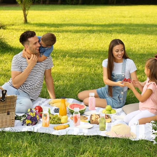 Botellas de batidos de 200 ml ASelected con tapas herméticas para almacenamiento, pack de 10 5