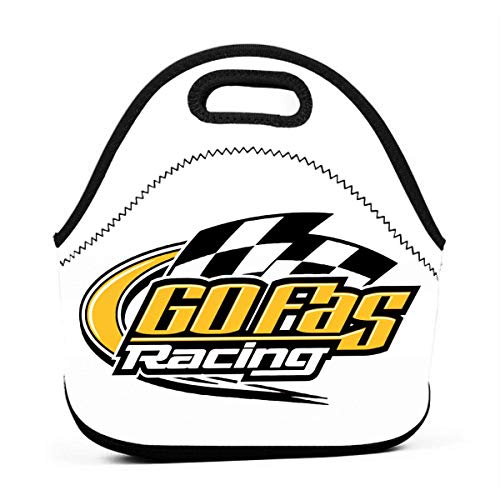 Anakalenina Can Am Team Go Fas Racing Lunch Bag Portable Tote Bento...