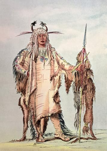 Poster George Catlin les côtes levées tableau vintage pour une ambiance authentique