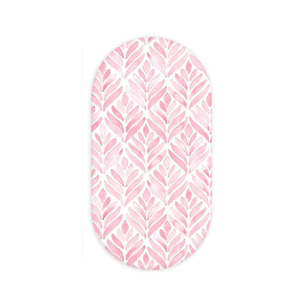 Odot Cot Bed Sheets, Bedside Cribs Fitted Sheets for Boys and Girls, Baby Bed Sheets Cot Bed Mattress Protector, Bassinet Sheets, Easy Care Soft and Dureable (Fits 41x82cm,Pink)