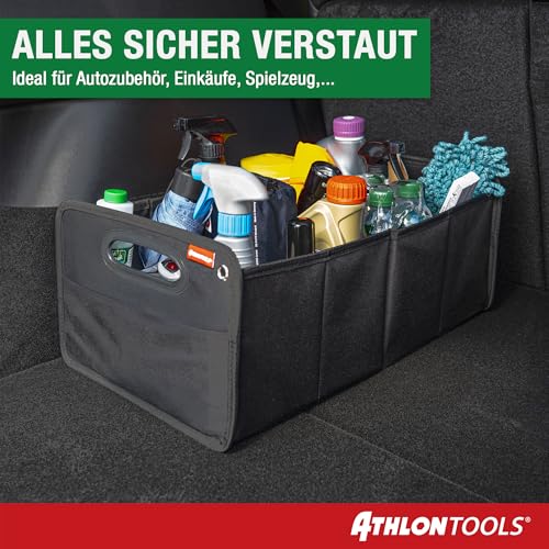 ATHLON TOOLS Kofferraumtasche – faltbarer Organizer mit Klett – Bild 2