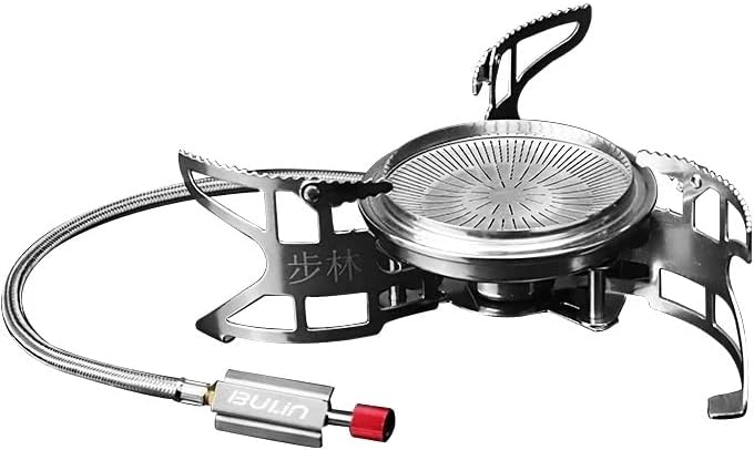 JSEIAJB Camping B15+S2400 Stove Set Folding Cooking Gas Stove Camping Cookware Split Gas Furnace With Picnic Pot