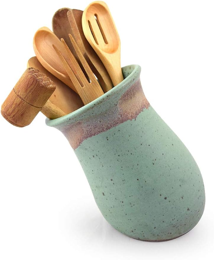 Simply Modern Handmade Pottery Collection Tilted Utensil