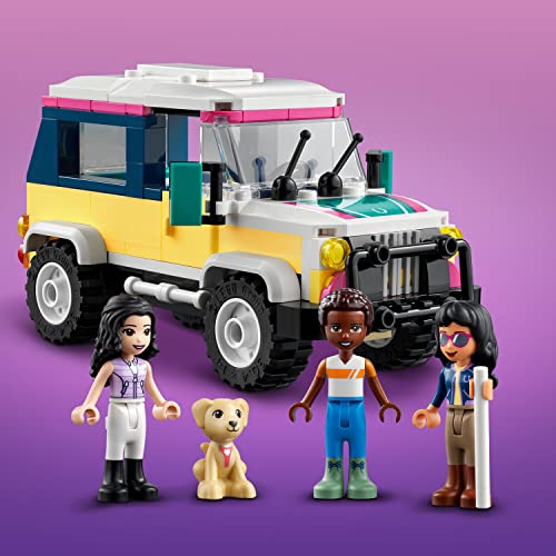 Image of LEGO 41722 Friends The Horse Competition Trailer: Equestrian Toy, Equestrian Competition with Horse Trailer, Car, Building Kit, for Boys and Girls From 8 Years Old