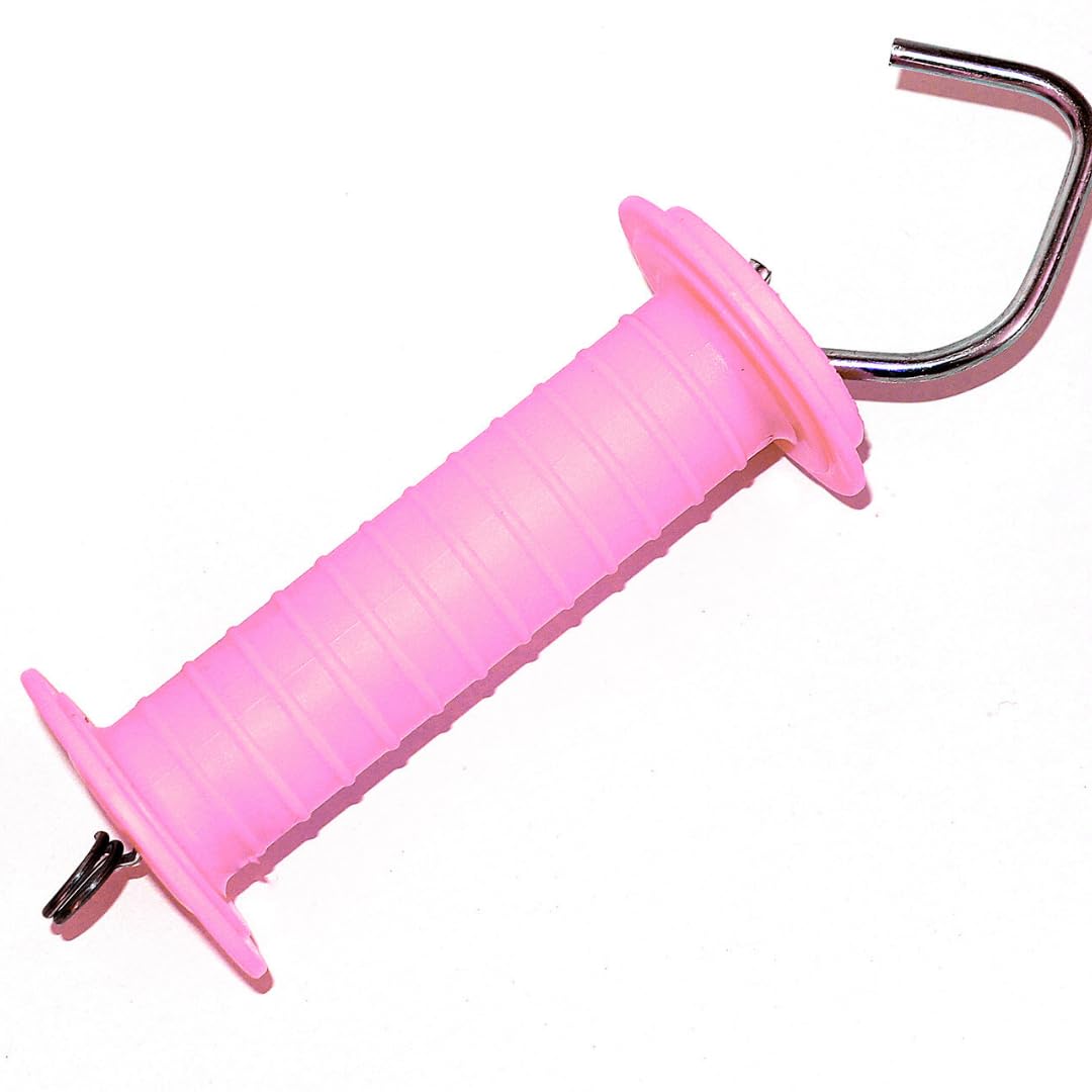 NORBI-LAND Electric Fence Heavy Duty GATE Handle - Fencing Internal Spring Hook (6, Purple)