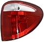 Evan-Fischer Tail Light Lens and Housing Compatible with 2001-2003 Dodge Grand Caravan Passenger Side