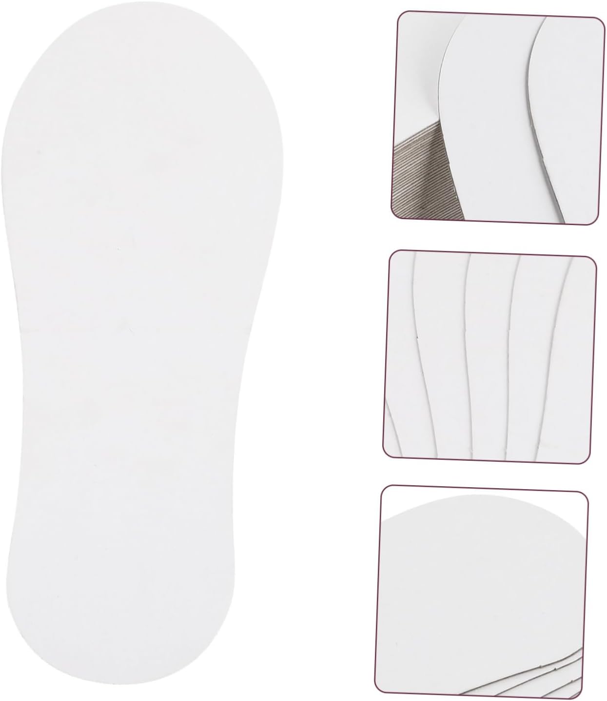 100pcs Low Cut Socks Organizing Paperboards Lightweight Cardboard Sock Inserts for Easy Display and Storage