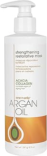 One 'N Only Hair Mask with Argan Oil, Strenghtening Restorative Mask, Helps Maintain Moisture Level for a Shiny Texture, Provides Color Protection, 7.8 Ounce