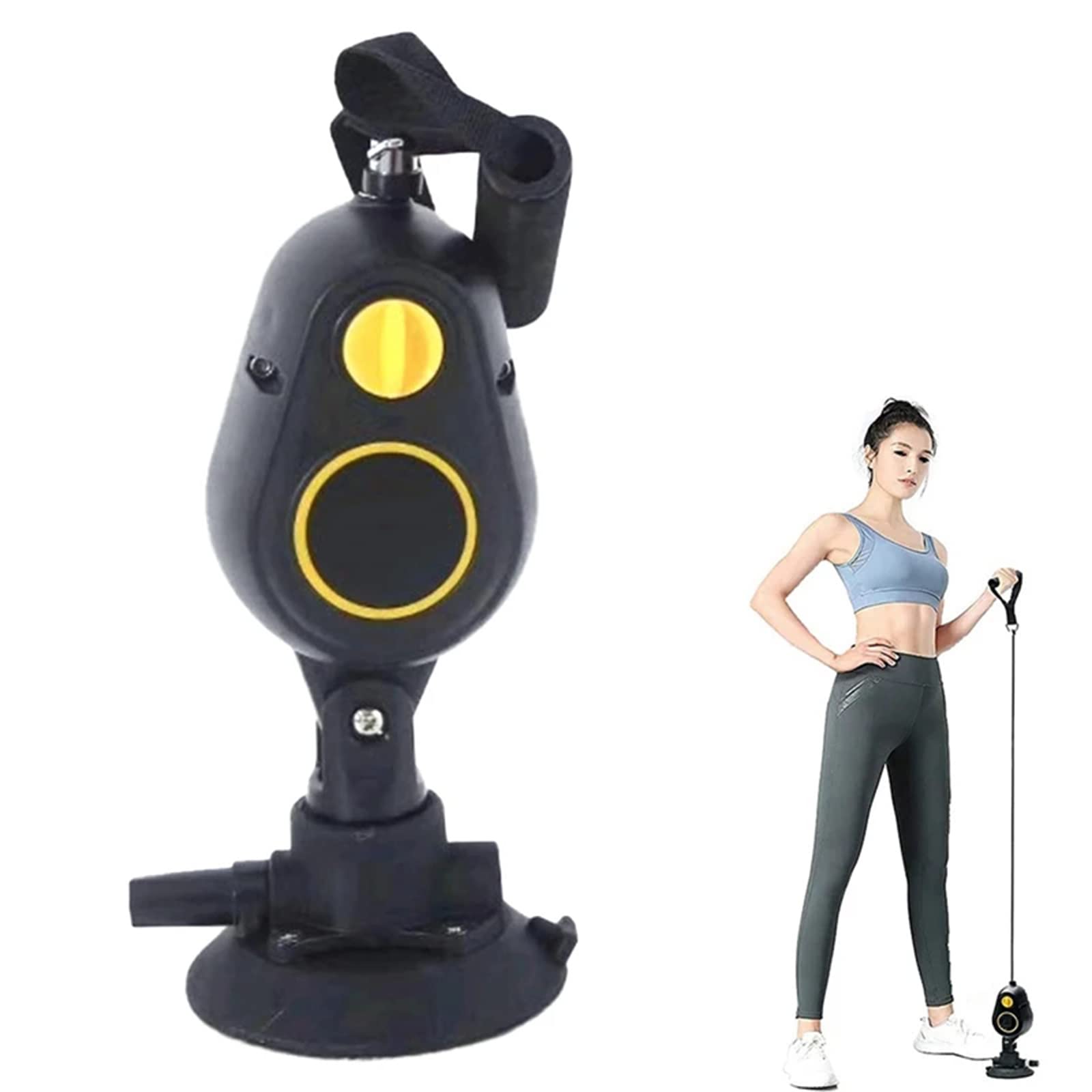 Rotation complète à 360° pour cet entraîneur de corde élastique TIM-LI à ventouses puissantes
