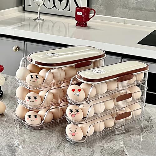 Caja de almacenamiento de huevos Rejilla B que evita roturas y optimiza el almacenamiento 4