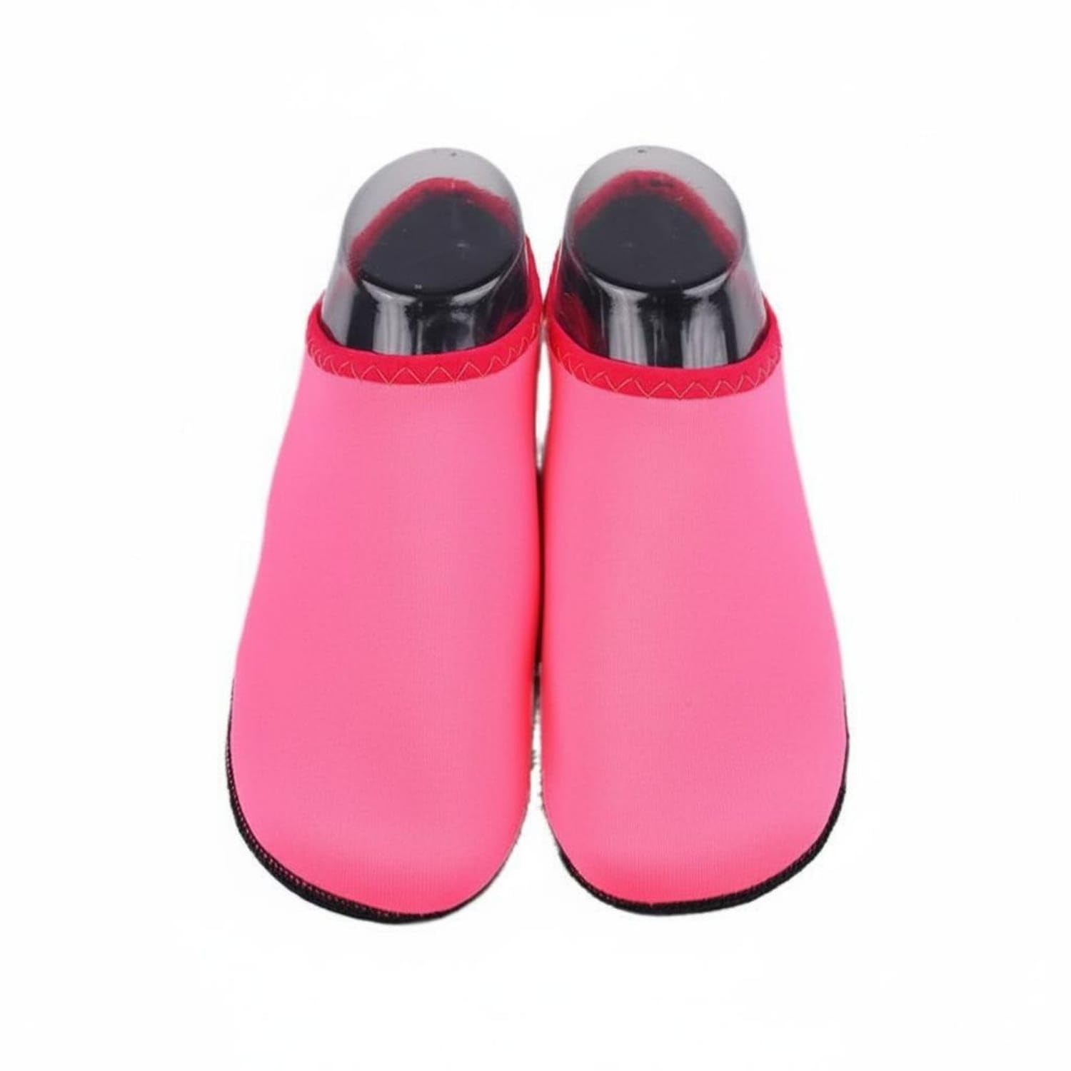 Breathable Snorkeling Shoes Wear-Resistant Slip-on Water Shoes Shielded Sole Quick-Dry Aqua Socks Lightweight for Swimming, Diving, River Trekking, Surfing, Rose Red, M-image-28