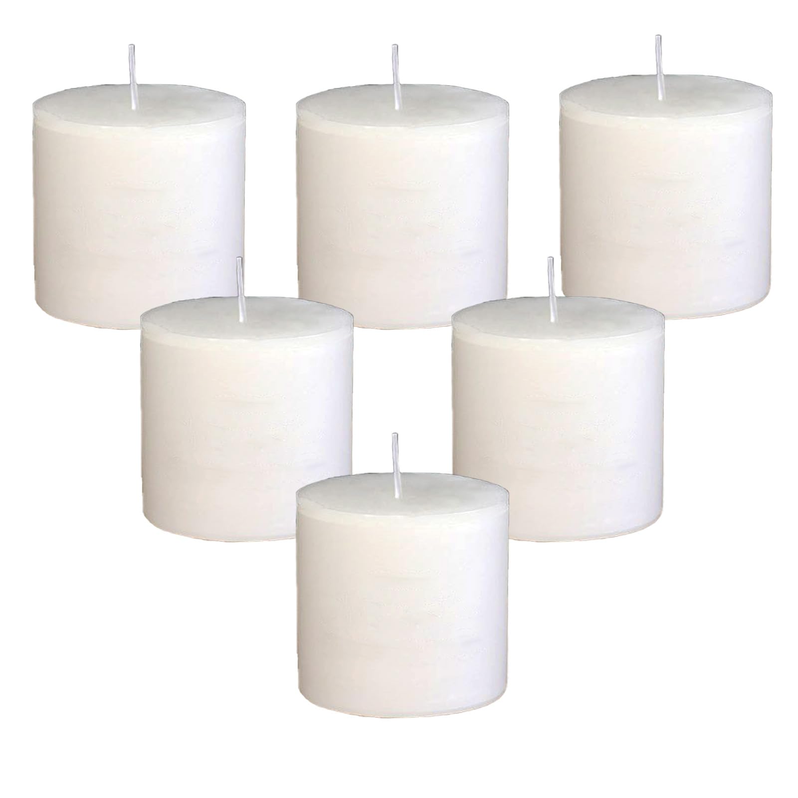 NICOLEKAY Pillar Candles- Set of 6-3