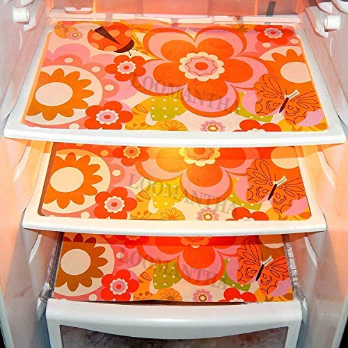 Tapis de réfrigérateur lavable Miles multicolore pour protéger et organiser vos tiroirs