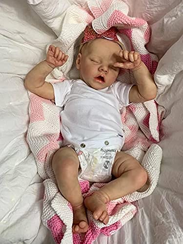 iCradle Reborn Baby Doll 18inch Realistic Silicone That Real Look Soft Weighted Body Doll Lifelike Newborn Baby Dolls Gift for Age3+ iCradle Reborn Baby Doll 18inch Realistic Silicone That Real Look Soft Weighted Body Doll Lifelike Newborn Baby Dolls Gift for Age3+