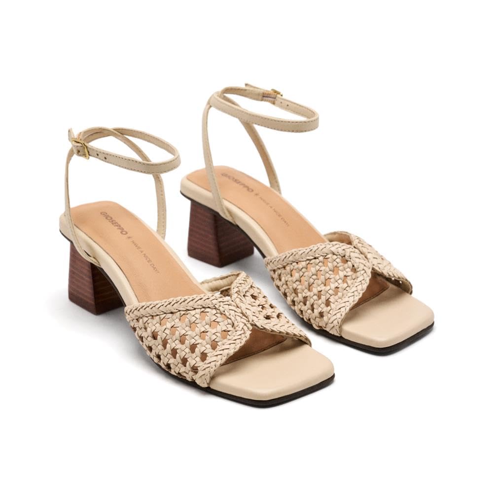 GIOSEPPO Women's Burnside Sandal, Ivory White, 5 UK